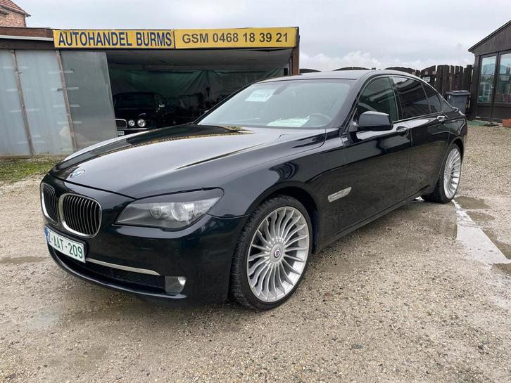 BMW 730d EU5 Black-Black Full Option +Alpina Alu 21', Auto's, BMW, Bedrijf, Te koop, 7 Reeks, ABS, Achteruitrijcamera, Adaptieve lichten