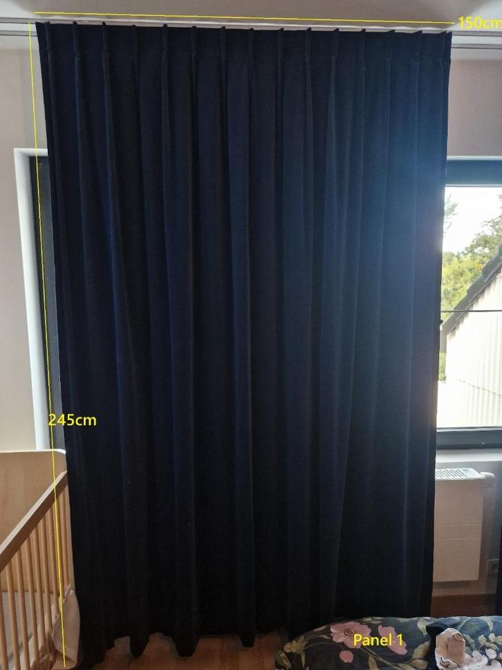 Velours Gordijnen, Huis en Inrichting, Stoffering | Gordijnen en Lamellen, Ophalen