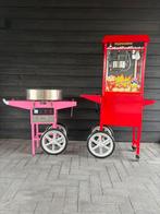 Te huur Popcornmachine/Suikerspinmachine inclusief personeel, Hobby en Vrije tijd, Ophalen, Zo goed als nieuw
