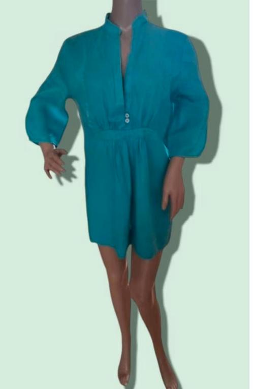 ✨ HEMA Aquablauw Tuniek Maat S (Valt Groter) – Prachtig! ✨, Kleding | Dames, Blouses en Tunieken, Zo goed als nieuw, Maat 38/40 (M)