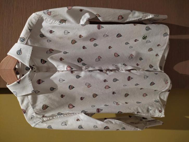 Hemd lange mouw maat 116, merk scapa, Kinderen en Baby's, Kinderkleding | Maat 116, Zo goed als nieuw, Ophalen