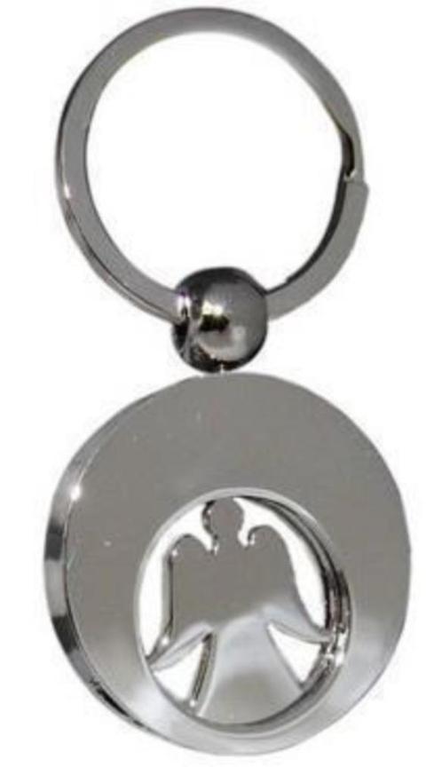 Sleutelhanger beschermengel, tevens winkelwagenmuntje, Verzamelen, Sleutelhangers, Nieuw, Ophalen of Verzenden