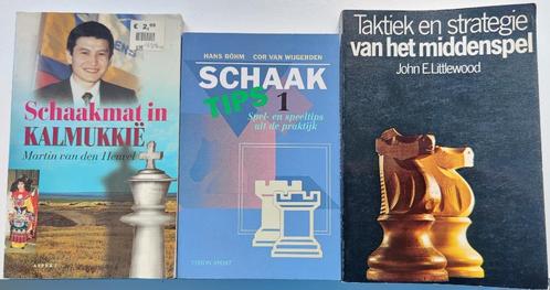 drie schaakboeken, Boeken, Hobby en Vrije tijd, Zo goed als nieuw, Geschikt voor kinderen, Ophalen of Verzenden