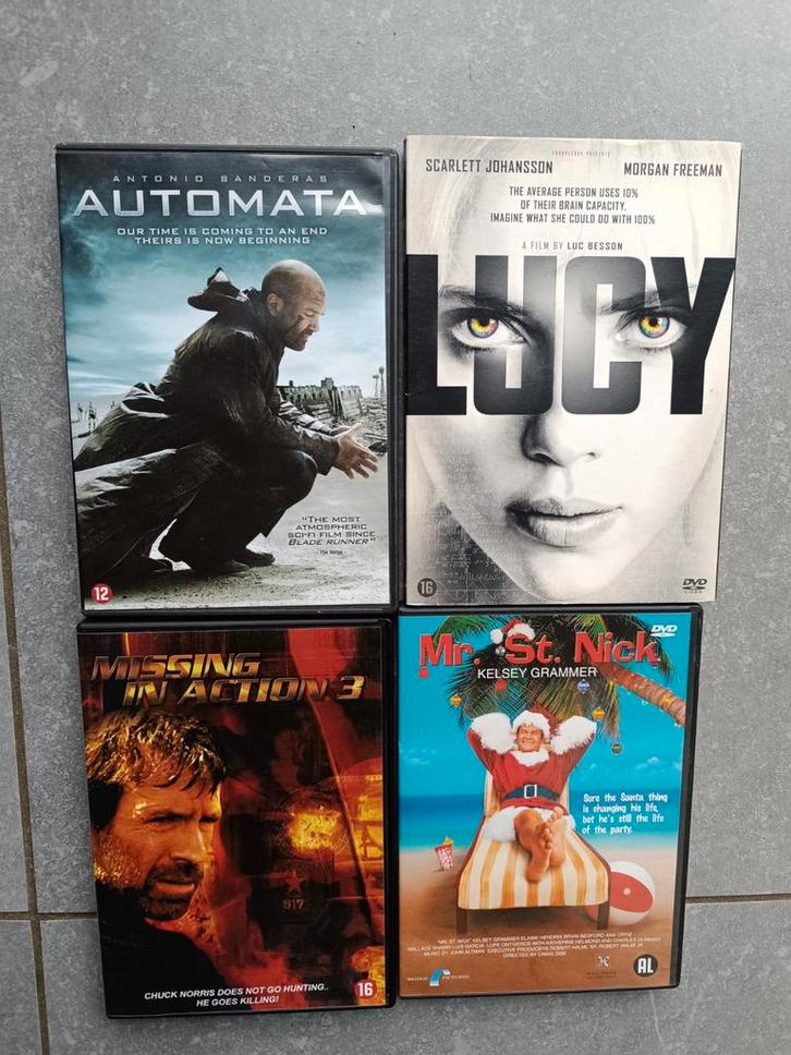 4 x DVD   vaste prijs 2,00 eur, Cd's en Dvd's, Dvd's | Drama, Ophalen of Verzenden