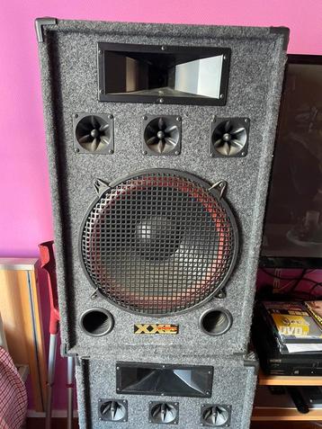 2 luidsprekers, Enlèvement, Utilisé, 120 watts ou plus, Autres marques