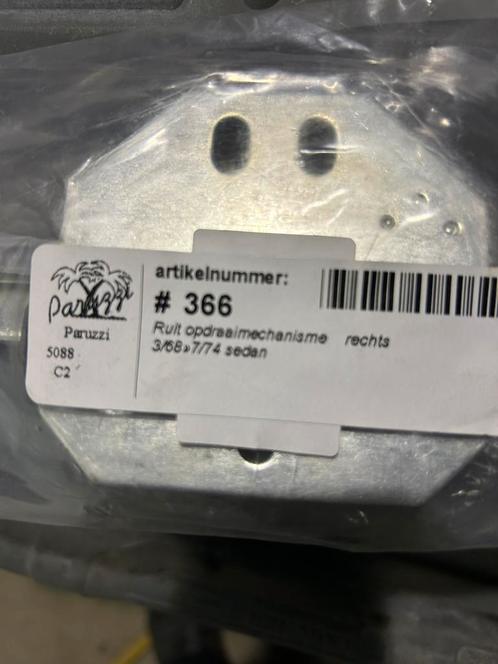 366 Ruit opdraai mekaniek vw kever, Auto-onderdelen, Ruiten en Toebehoren, Nieuw, Ophalen