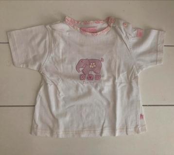 wit roze baby t-shirt 12-18 maanden 80 Micromotion beschikbaar voor biedingen