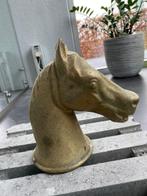 Ornament Paardenhoofd goudkleurig, Dieren en Toebehoren, Stalling en Weidegang, 1 paard of pony, Stalling