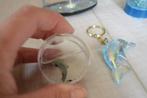 Dolfijn plastic schudbollen en sleutelhanger, Ophalen, Gebruikt, Dier of Natuur