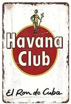 Panneau d'affichage vintage en métal Mancave Havana Club 2, Enlèvement ou Envoi, Panneau publicitaire, Neuf