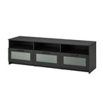 Tv meubel zwart, Minder dan 100 cm, 100 tot 150 cm, 50 tot 75 cm, Glas