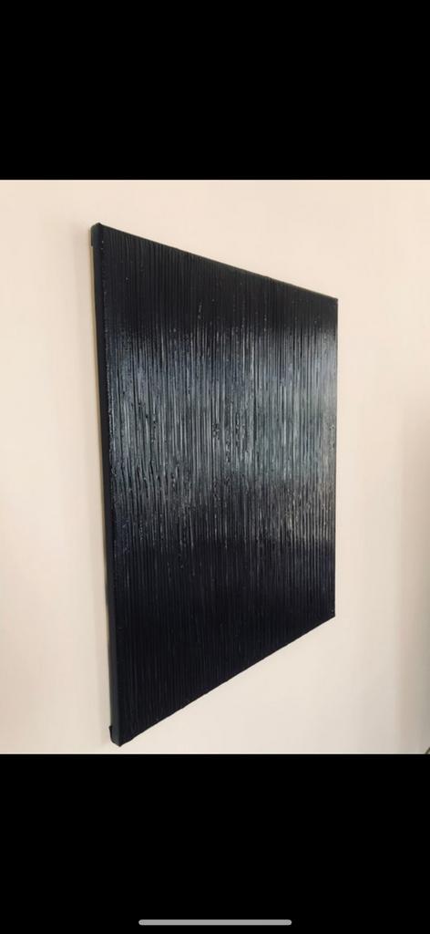 Ronan Martin — „Hello Darkness” hars en pigmenten gesigneerd, Antiek en Kunst, Kunst | Schilderijen | Modern, Ophalen of Verzenden