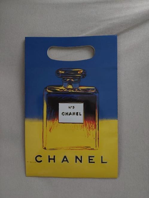 - uitzonderlijk- Andy Warhol Reclametas Chanel Nr5, Verzamelen, Overige Verzamelen, Zo goed als nieuw, Ophalen of Verzenden