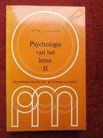 Psychologie van het leren Deel II, Envoi, Utilisé, Prof. Dr. C. F. Van Parreren