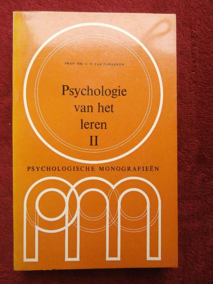 Psychologie van het leren Deel II, Livres, Psychologie, Utilisé, Envoi