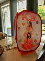 Deken K3 + pennedoos en wasmand/ knuffelmand ( samen 15 euro, Ophalen of Verzenden, Zo goed als nieuw
