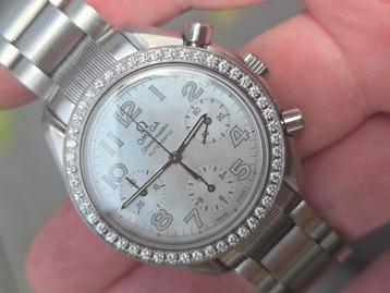 Omega Speedmaster automatic factory briljanten bezel m.o.p  beschikbaar voor biedingen