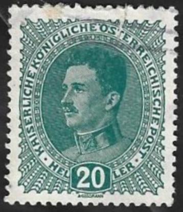 1 Postzegel Oostenrijk 1917 Keizer Karl I beschikbaar voor biedingen