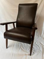 Vintage bruine loungestoel, Ophalen, Gebruikt