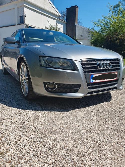 Audi A5 2.0 TFSI Coupé, Auto's, Audi, Particulier, A5, Benzine, Euro 5, Coupé, 2 deurs, Handgeschakeld, Zilver of Grijs, Beige
