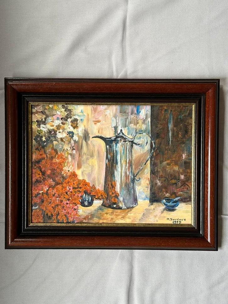 Zilveren kan, Antiek en Kunst, Kunst | Schilderijen | Klassiek, Ophalen