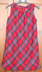 Stijlvol rood tartan jurkje met strikje - maat 134, Meisje, H&M, Ophalen of Verzenden, Zo goed als nieuw
