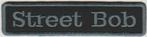 Harley Davidson Street Bob stoffen opstrijk patch embleem #2, Verzenden, Nieuw