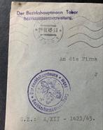 Duits Dienstpoststuk 1943, Verzamelen, Militaria | Tweede Wereldoorlog, Ophalen of Verzenden, Landmacht, Foto of Poster