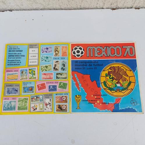 ALBUM PANINI MEXICO 70 1970 INTERNATIONALE VERSIE WORLD CUP, Verzamelen, Sportartikelen en Voetbal, Gebruikt, Poster, Plaatje of Sticker