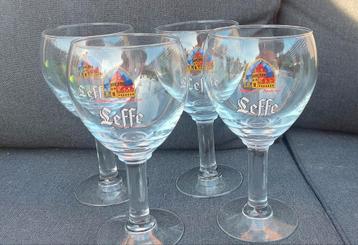 4 verres leffe 33cl, Enlèvement ou Envoi, Comme neuf, Leffe