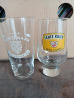 Oude bierglazen Vichte 2st., Ophalen of Verzenden, Zo goed als nieuw, Glas of Glazen, Overige merken