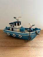 Bateau décoration mer marin marine 34/22cm résine, Enlèvement ou Envoi