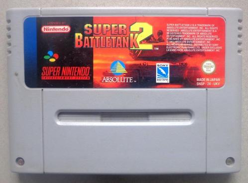 Super Battle Tank 2 voor de Europese Super Nintendo, Games en Spelcomputers, Games | Nintendo Super NES, Gebruikt, Ophalen of Verzenden