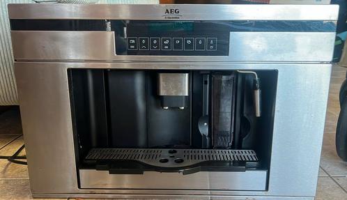 AEG inbouw koffiemachine, Elektronische apparatuur, Koffiezetapparaten, Zo goed als nieuw, Koffiebonen, Koffiemachine, 10 kopjes of meer