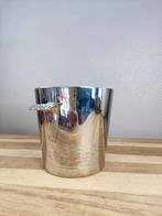 Vintage inox ijsemmer met geschelpte handvaatjes, Antiek en Kunst, Ophalen of Verzenden