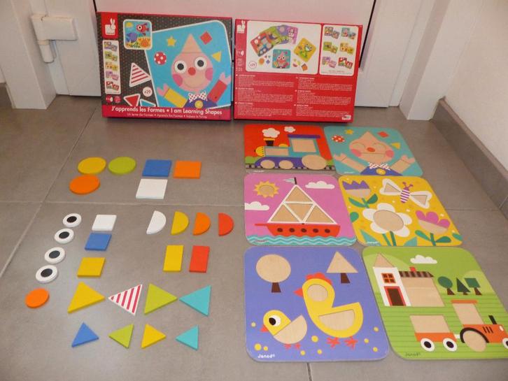 Apprenez les formulaires Janod - 2 à 5 ans, Enfants & Bébés, Jouets | Puzzles pour enfants, Comme neuf, Enlèvement ou Envoi