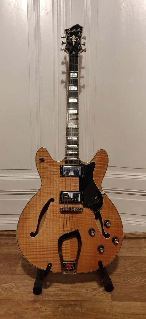 Hagstrom Viking Deluxe, Musique & Instruments, Instruments à corde | Guitares | Électriques, Hollow body, Enlèvement