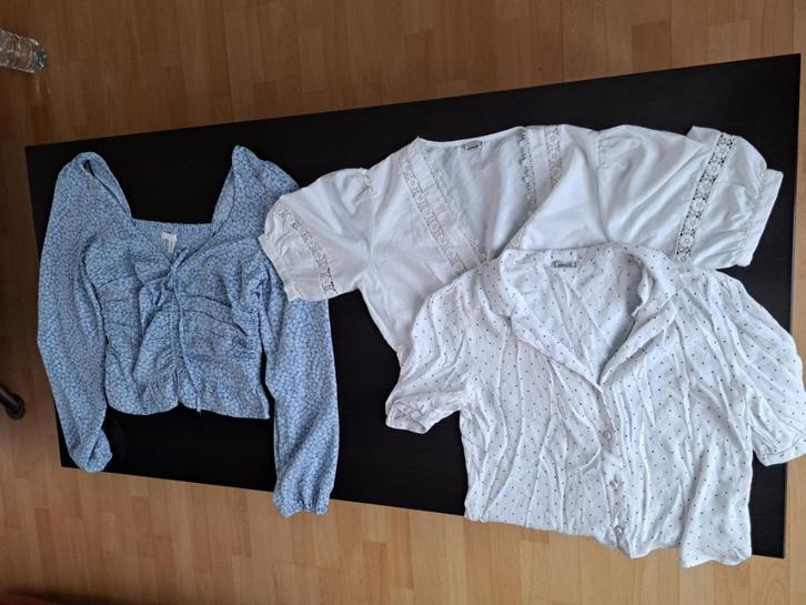 lot 3 kleding voor meisjes, damesmaat S, blouse, Kleding | Dames, Dames-kledingpakketten, Ophalen of Verzenden