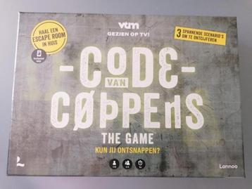 Splinternieuw gezelschapsspel Code van Coppens.  beschikbaar voor biedingen