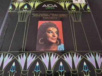 Verdi / Mehta - Aïda Box 3 x Lp's Vinyl, 12 pouces, Enlèvement ou Envoi, Utilisé, Romantique