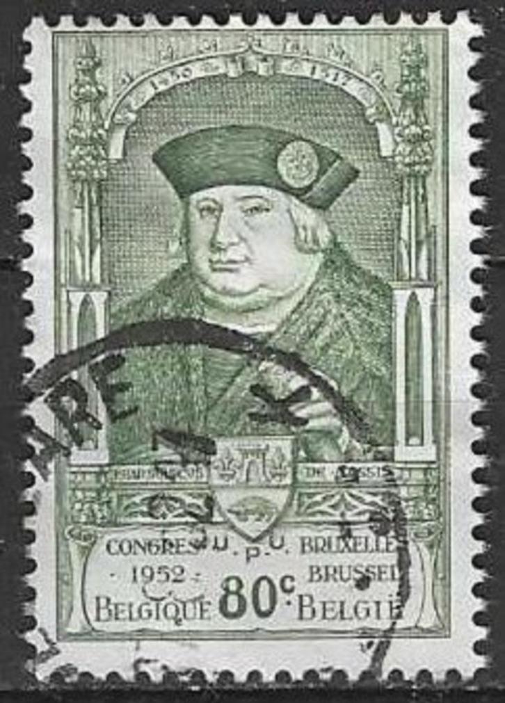 Belgie 1952 - Yvert/OBP 880 - Francois de Tassis (ST), Postzegels en Munten, Postzegels | Europa | België, Gestempeld, Gestempeld