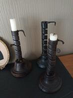 Antieke kandelaars rat cave 19de eeuws, Ophalen, Gebruikt