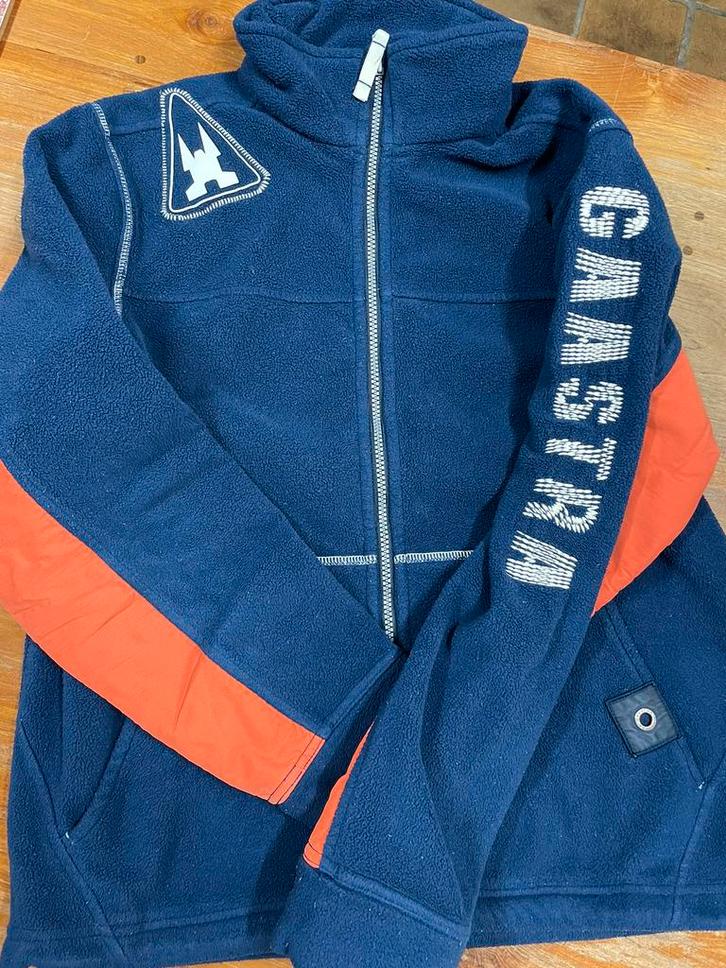 Gaastra vest met rits in fleece maat 164, Kinderen en Baby's, Kinderkleding | Maat 164, Zo goed als nieuw, Jongen, Trui of Vest
