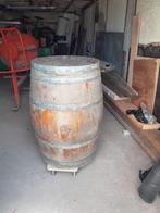 Eiken wijnvat, Tuin en Terras, Regentonnen, 150 liter of meer, Ophalen, Gebruikt, Hout