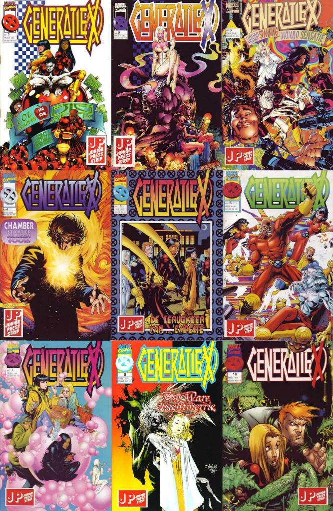 Generatie X: 9 comics, Livres, BD | Comics, Comme neuf, Plusieurs comics, Amérique, Enlèvement