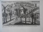 dessin de l'estampe du pèlerinage de Melsele OLV par Gaverla, Antiquités & Art, Enlèvement ou Envoi