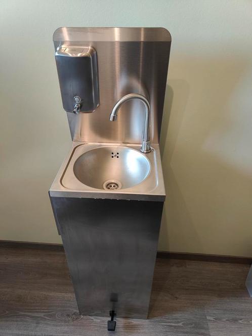Mobiele handwasbak Inox, Huis en Inrichting, Keuken | Keukenelementen, Zo goed als nieuw, Ophalen