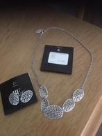 Nieuw juwelenset (ketting, oorbellen) BEjewels, Ophalen of Verzenden, Nieuw, Zilver, Overige materialen