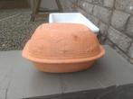 Vintage terracotta braadkom " Schlemmer Topf ", Ophalen of Verzenden