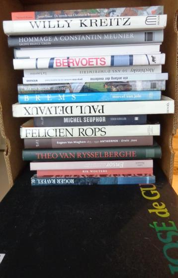 KUNSTBOEKEN / GROOT LOT 20 STUKS / 1 DOOS / 150 EURO beschikbaar voor biedingen